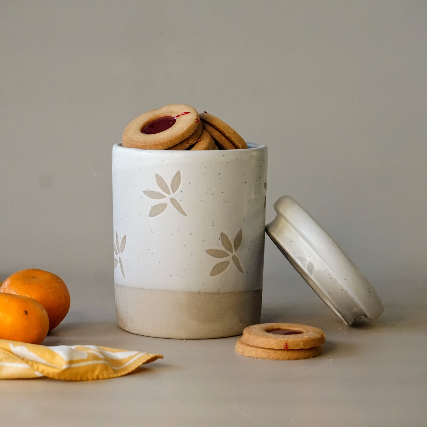 Warm and Cozy Ceramic Jar