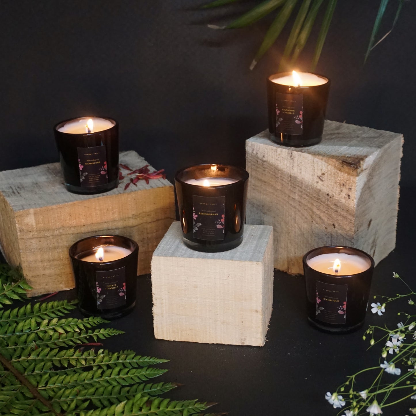 Coffee+ Vanilla Shot Glass Candle