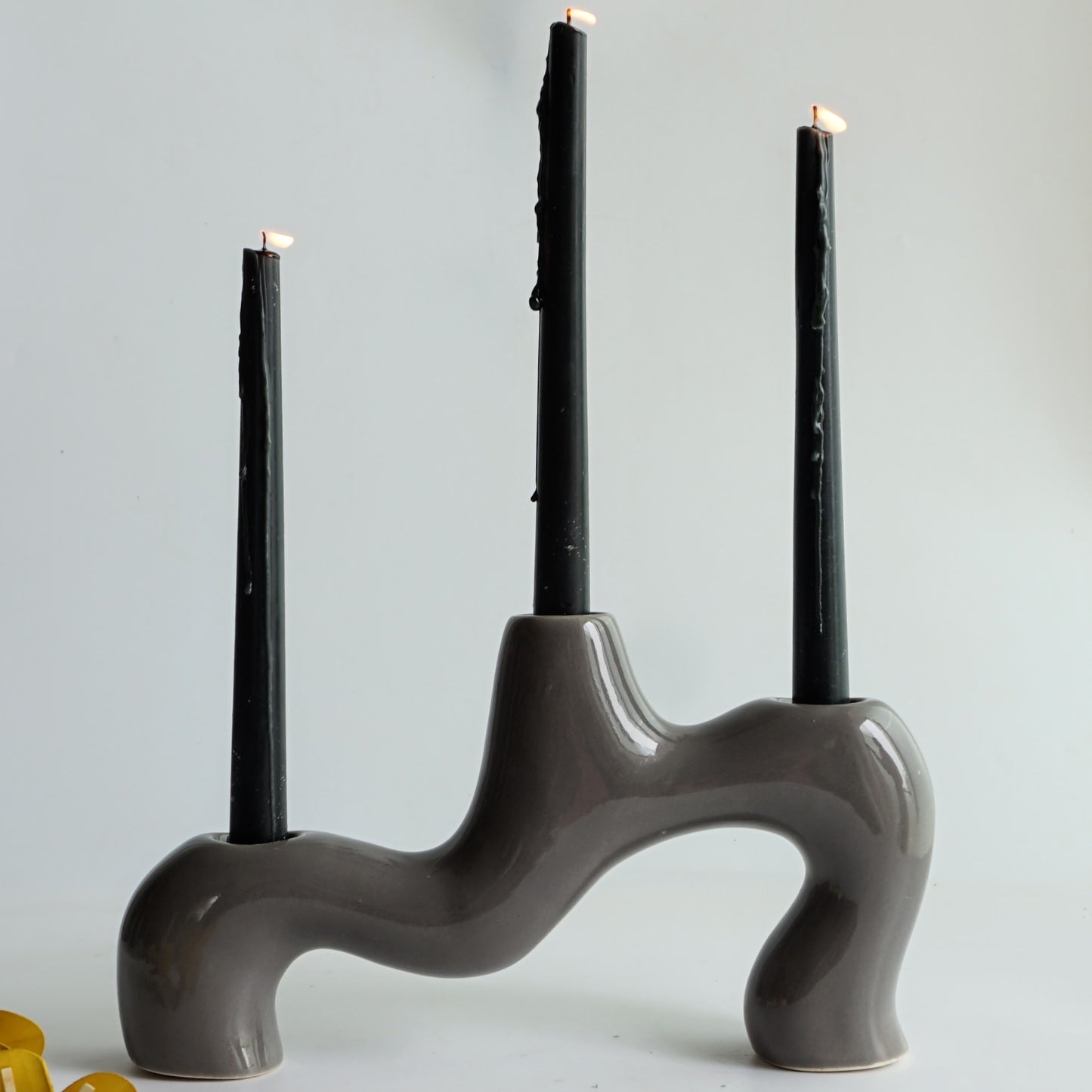 PAUSE; Candle Holder | Slight Color Chip Offs