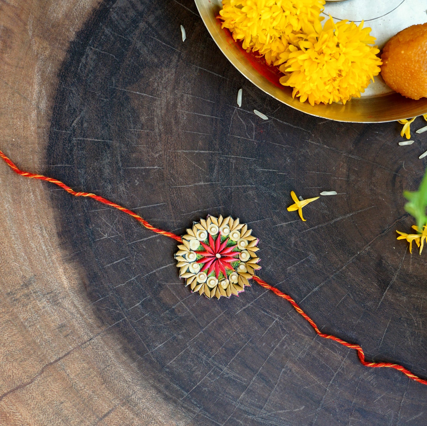 Sikki Art Rakhi | Flower