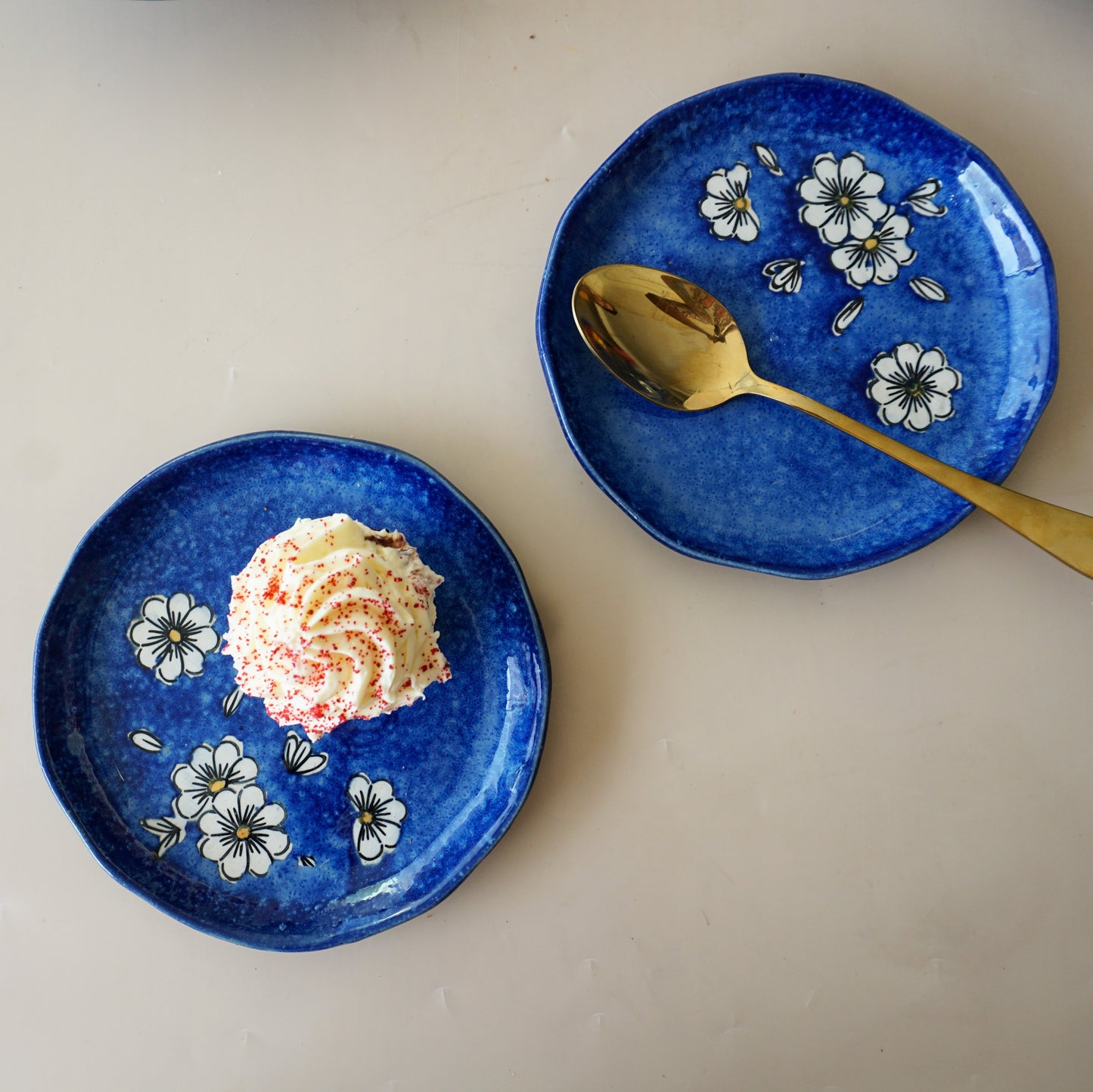 Bageecha Quarter/ Dessert Plates |Set of Two