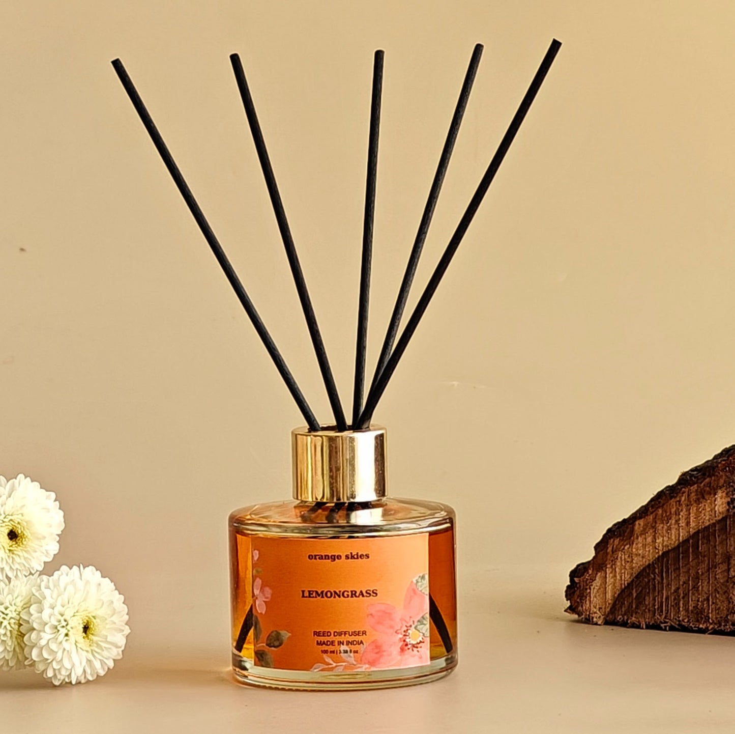 Reed Diffuser With Sticks | Lemongrass