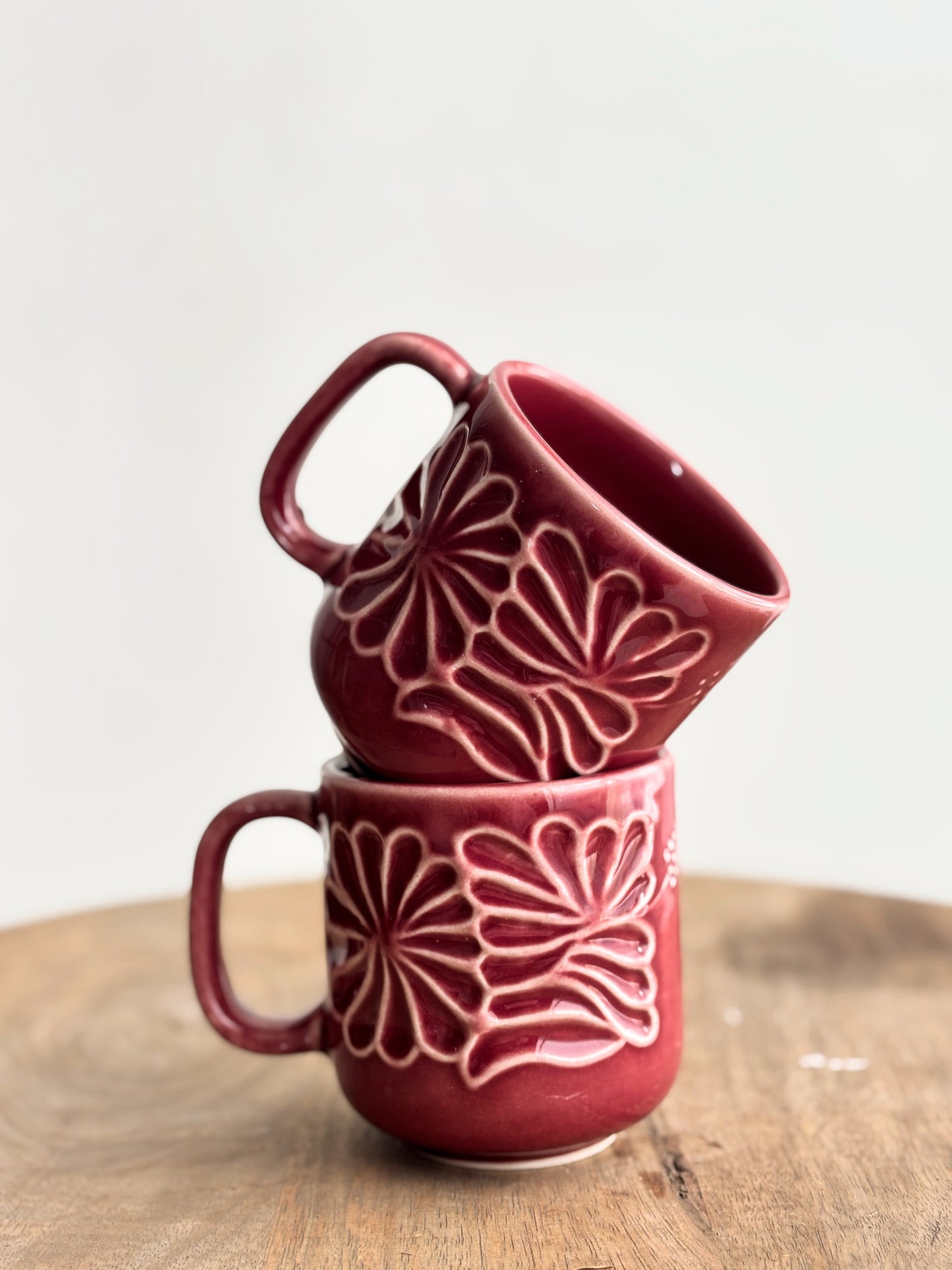 The Last Launch - Studio Pottery Mug - Red