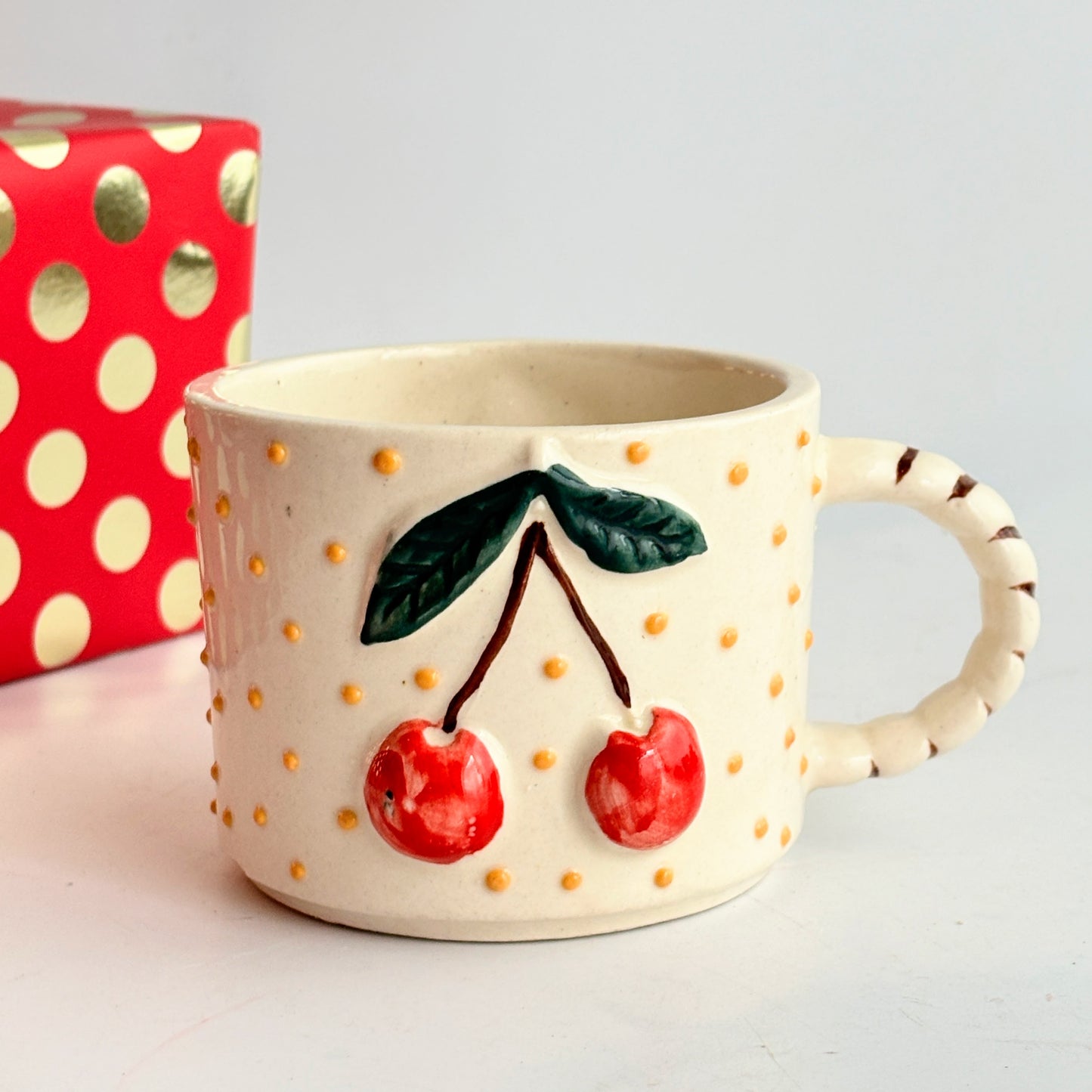 Cherry Blossom Ceramic Mug | Slight Bumps