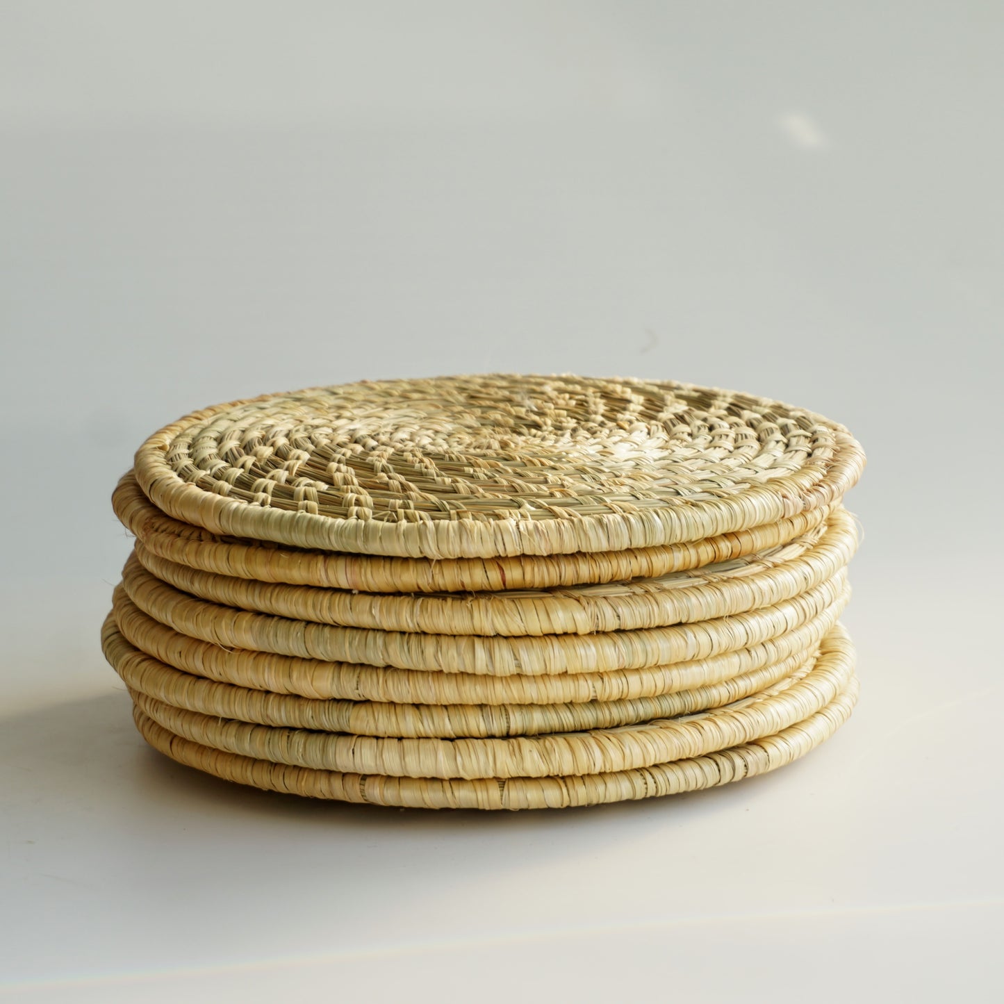 Moonj Grass Placement Coasters (Set of Two)