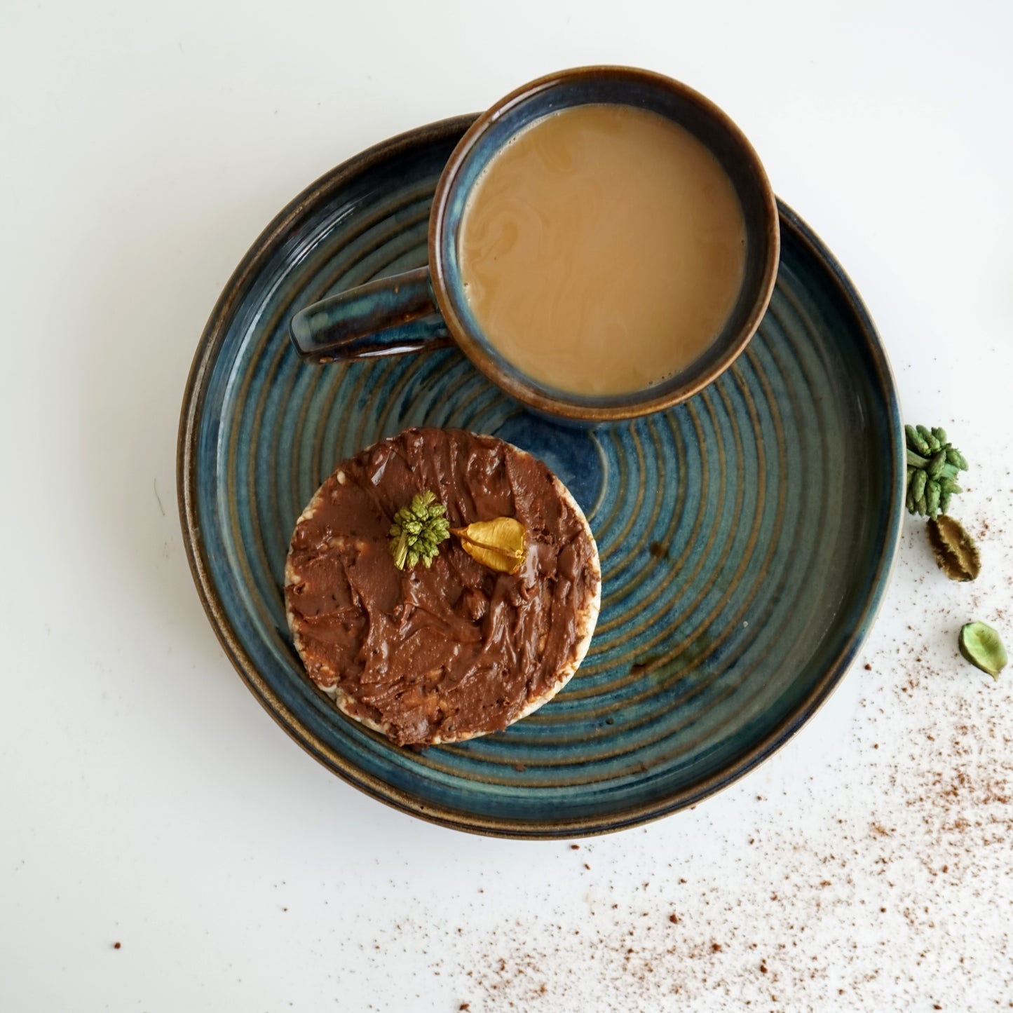 Hues of Blue Ocean Plate (Set of Two)