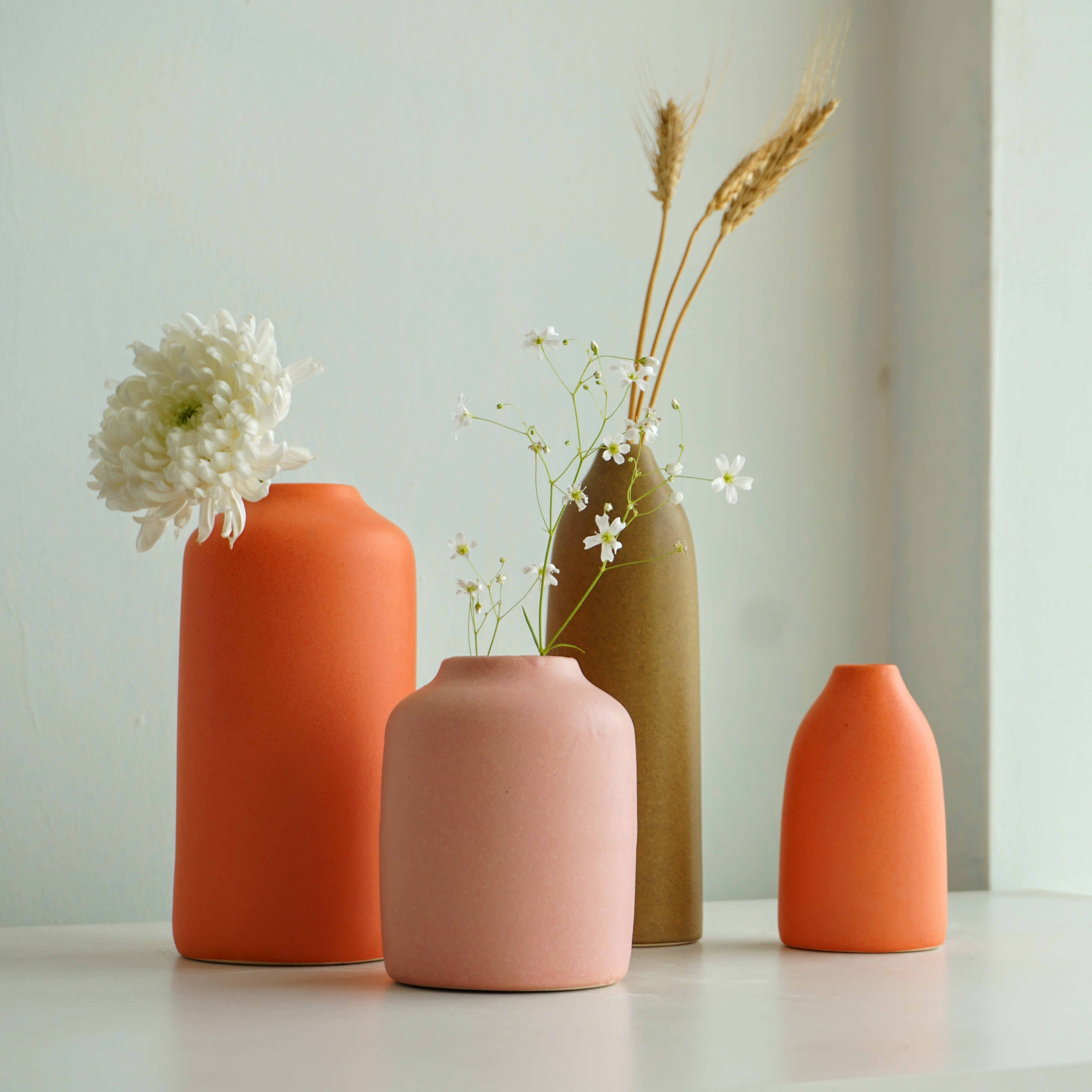 Ceramic Planters and Vases Orange Skies