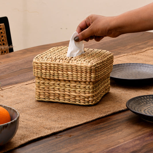 Kauna Grass Handwoven Tissue Box