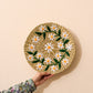 Kauna Grass Hand Embroided Wall Plate