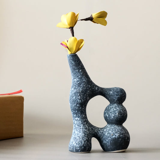 Grey Imperfect Vase
