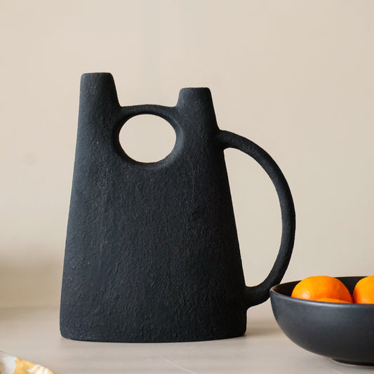 Bold Black Statement Vase