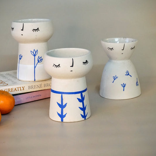 Pretty Please Ceramic Vases | Set of Three