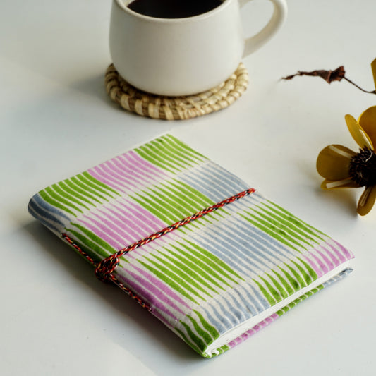 Handmade Upcycled Diary - Multicolor