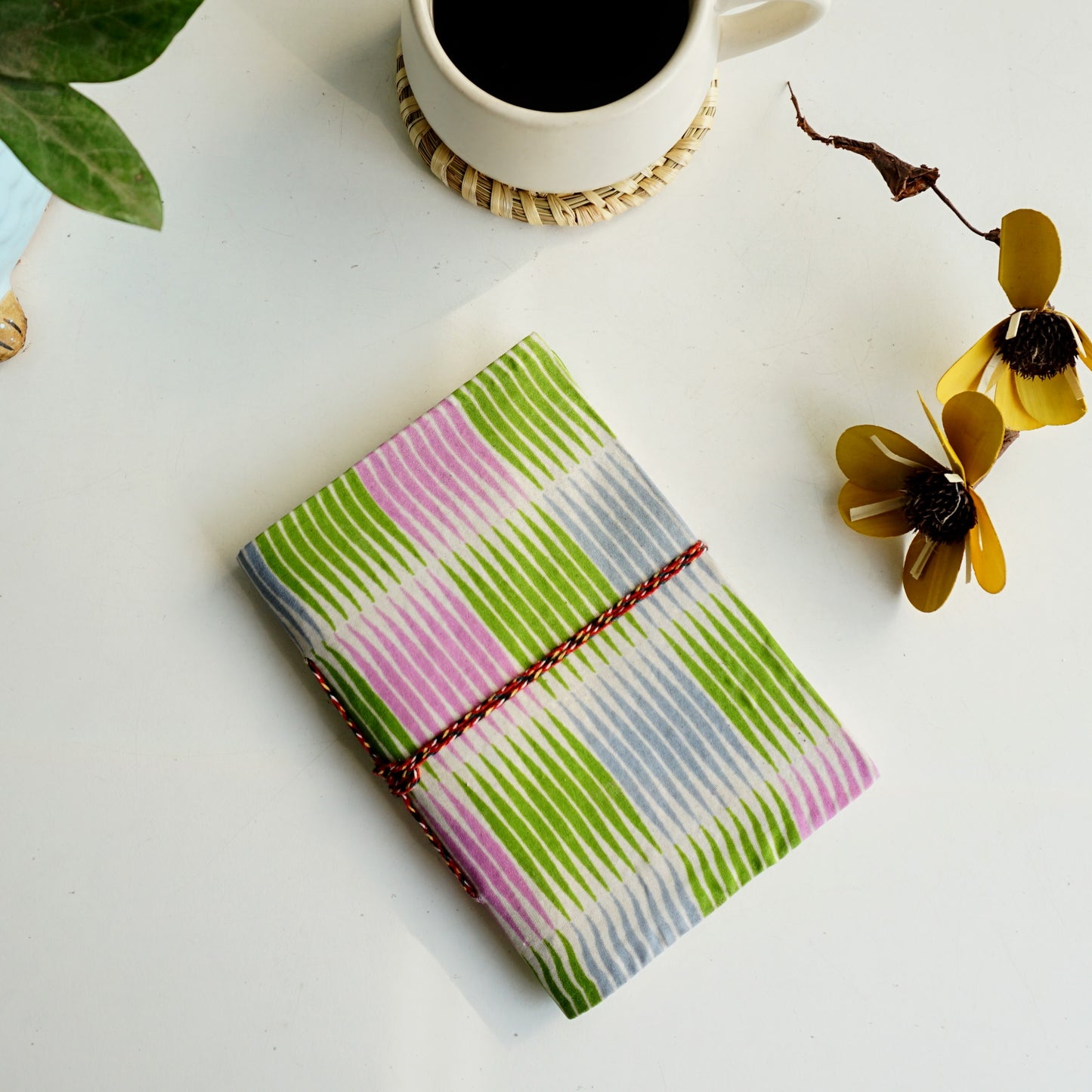 Handmade Upcycled Diary - Multicolor