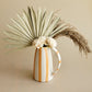 Orange Stripes Jug with Dried Bunch Combo