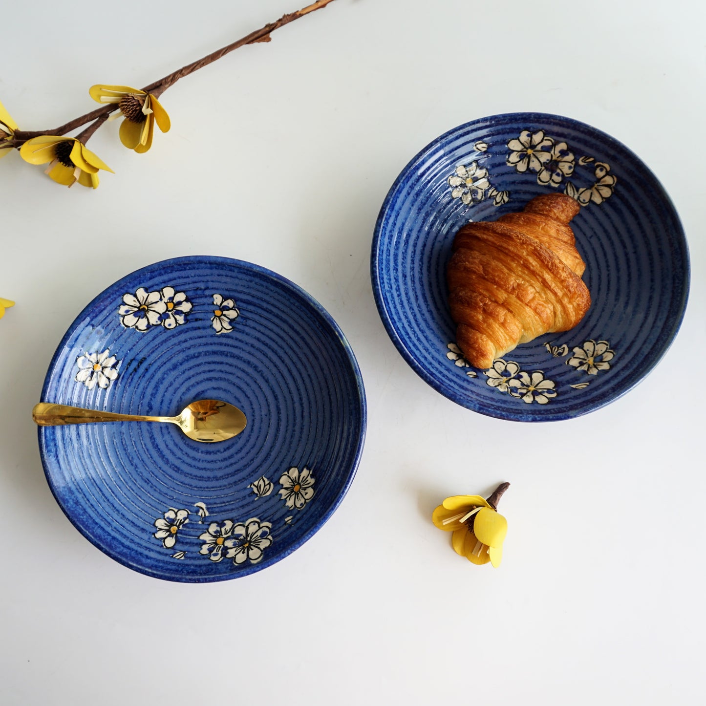 Masakali Handpainted Ceramic Bowls | Set of Two