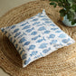 Hand Block Print Cushion Cover | Fishes