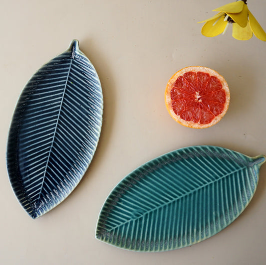 Leaf Platters | Set of Two