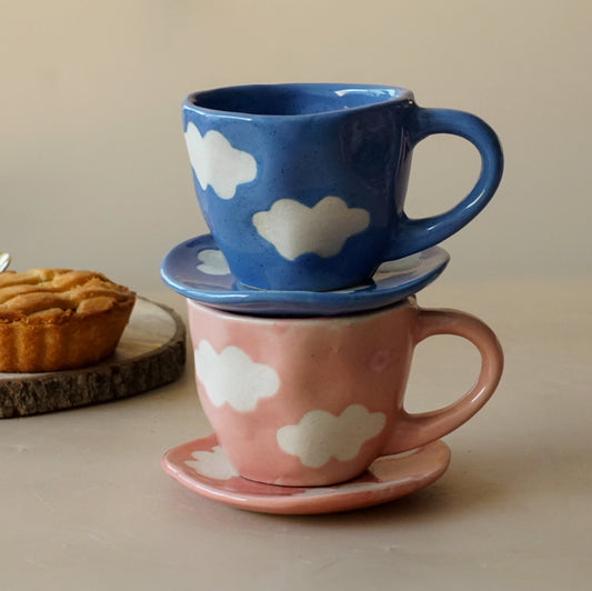 Cloud Nine Cup & Saucer | Set of Two