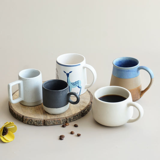 Set of Five Coffee Mugs | New Launches