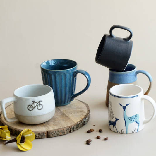 Set of Five Coffee Mugs | Bestselling