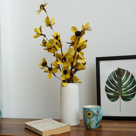 Yellow Daisy Dried Flowers | 4 Stems