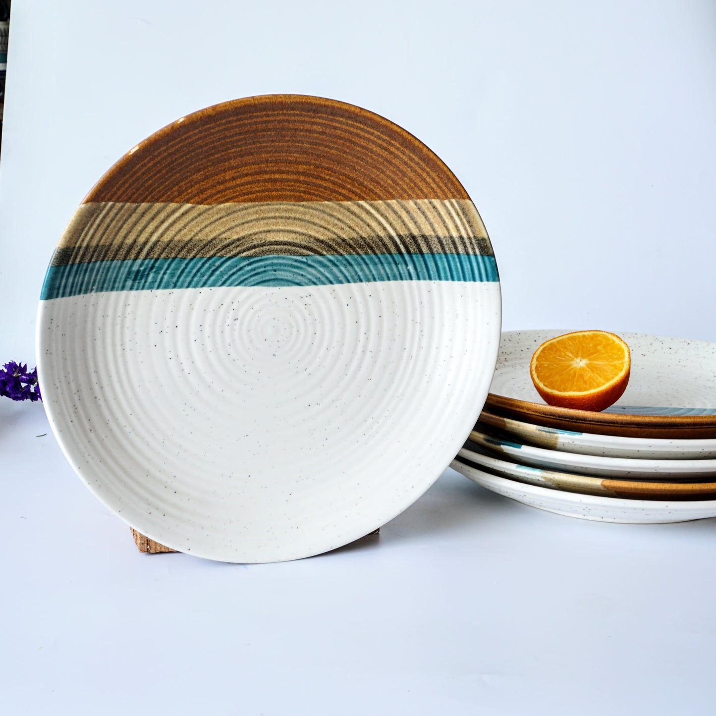 Bright Like Summer Dinner Plates | Set of Two