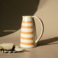 Orange Stripes Jug/Vase