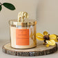 Wick-Edly Good Scented Candle | Rose+Jasmine | 100% Soy Wax