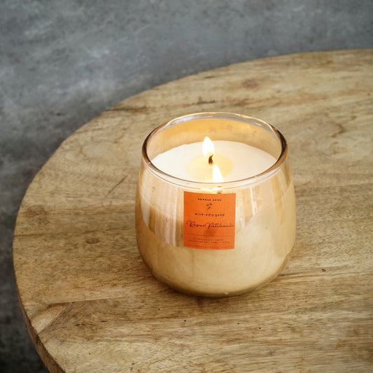 Wick-Edly Good Scented Candle | Rose+Patchouli | 100% Soy Wax