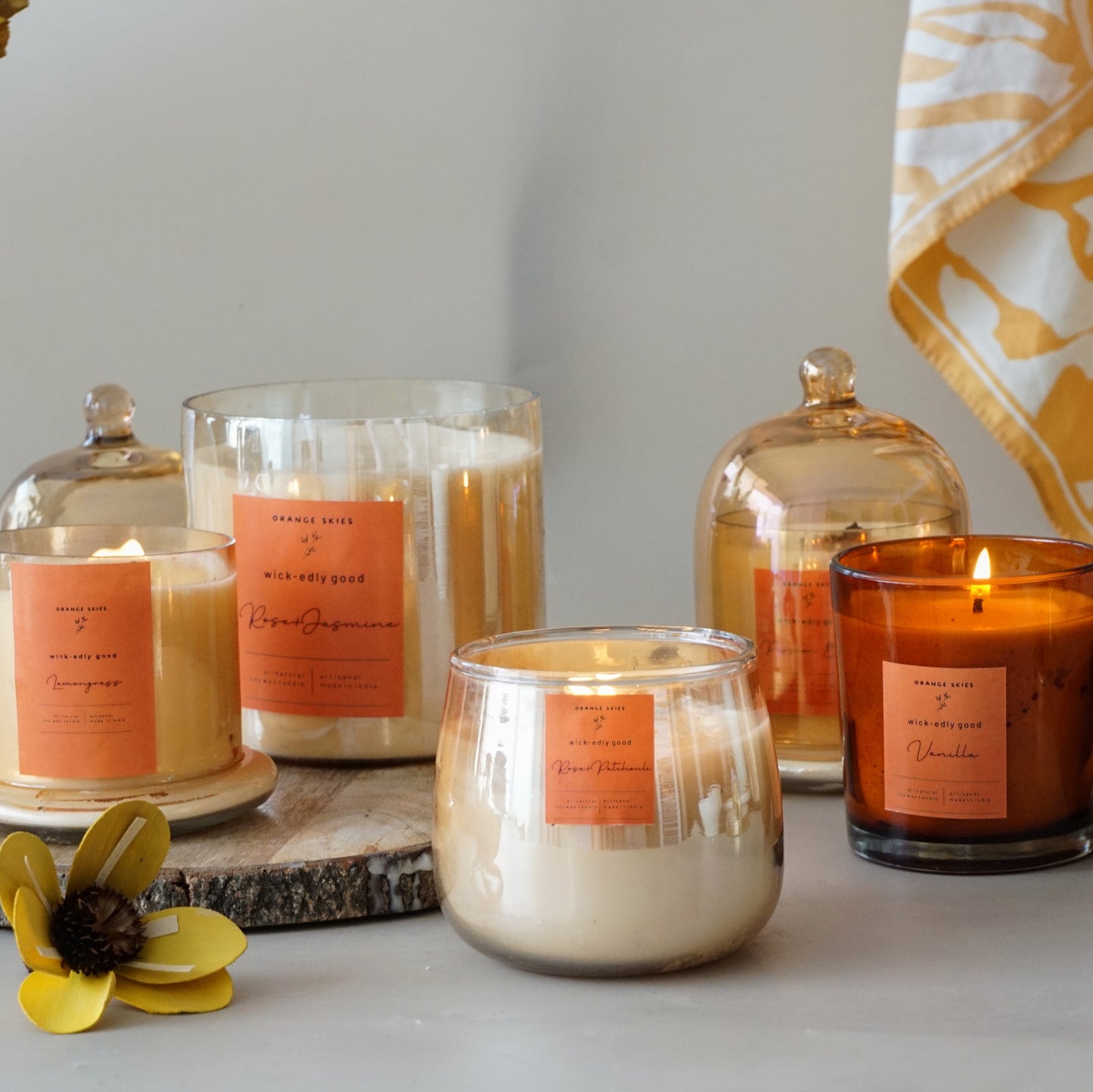 Wick-Edly Good Scented Candles | Combo of 5