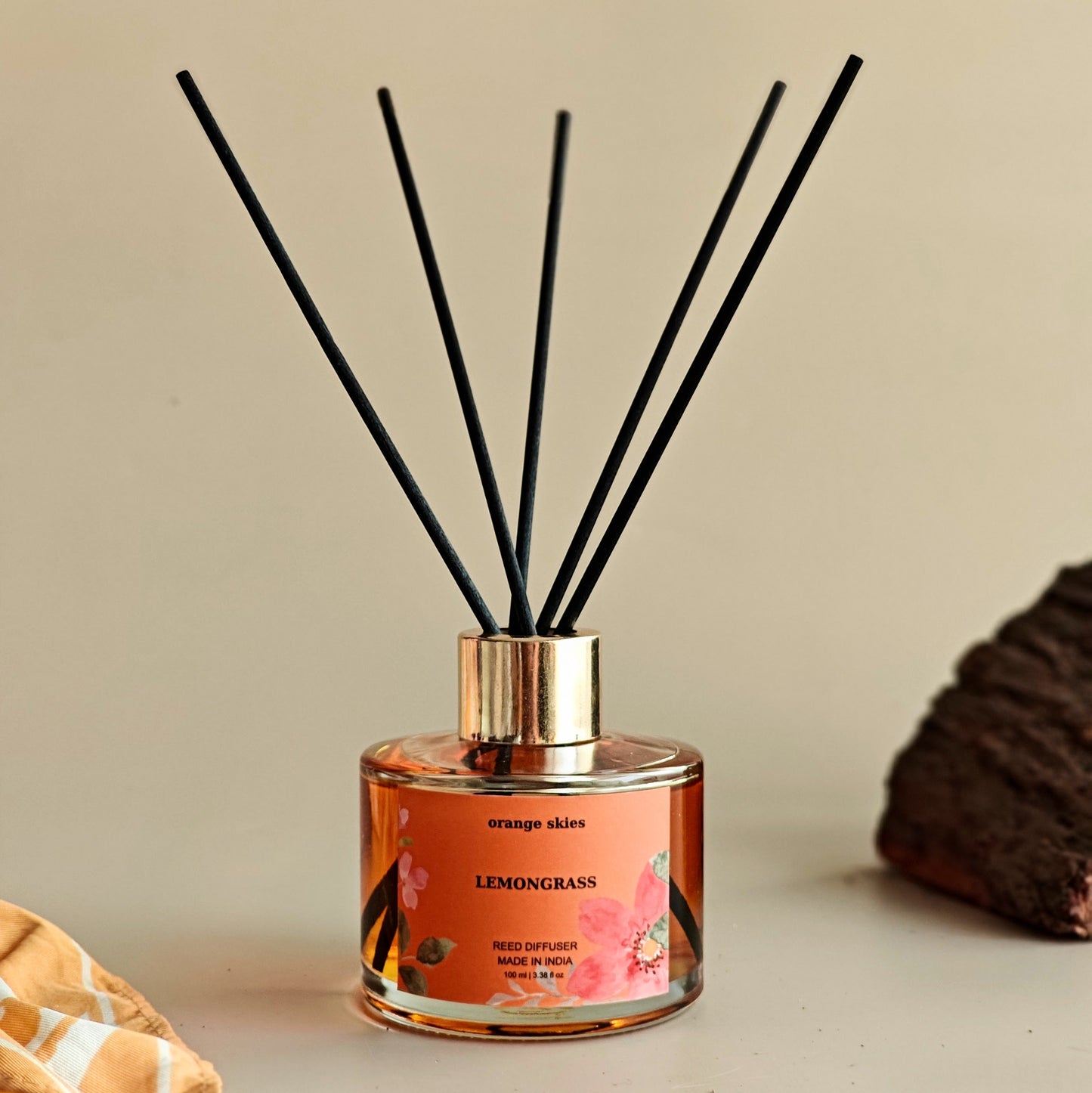 Reed Diffuser With Sticks | Lemongrass