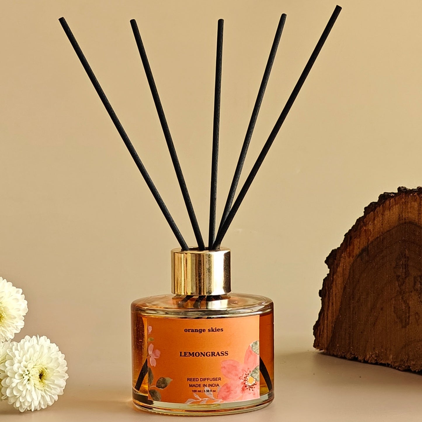Reed Diffuser With Sticks | Lemongrass