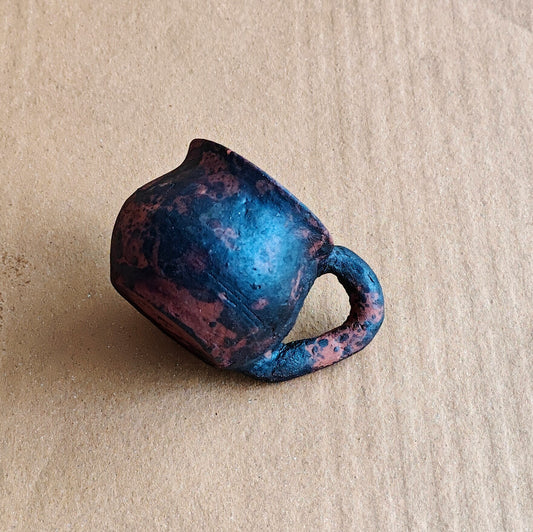 Larnai Black Pottery Matka Cup