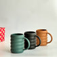 The Never-Out-Of-Trend Mugs | Set of Two | Green and Black