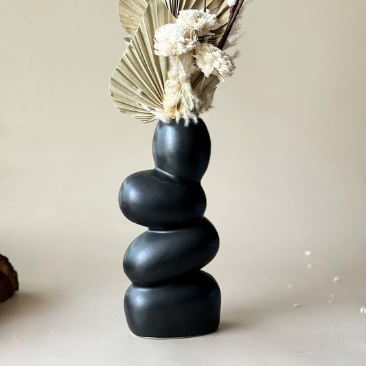 The Pebble Vase | Black