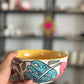 Aazad Rooh Handpainted Bowl | Diameter  - 6 inches