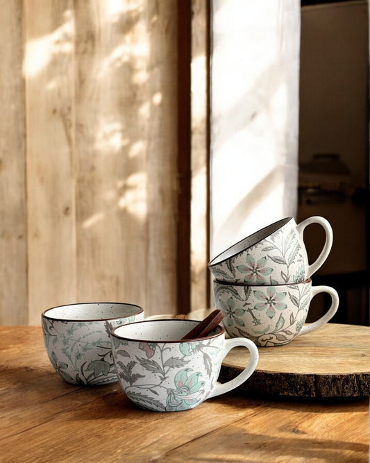Sweet Nothings Teacups | Set of Four