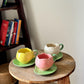 Lotus Brew Cup & Saucer | Yellow | Last Piece