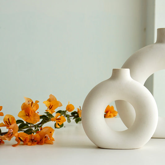 Lil One Polo Vase White - 6 inches