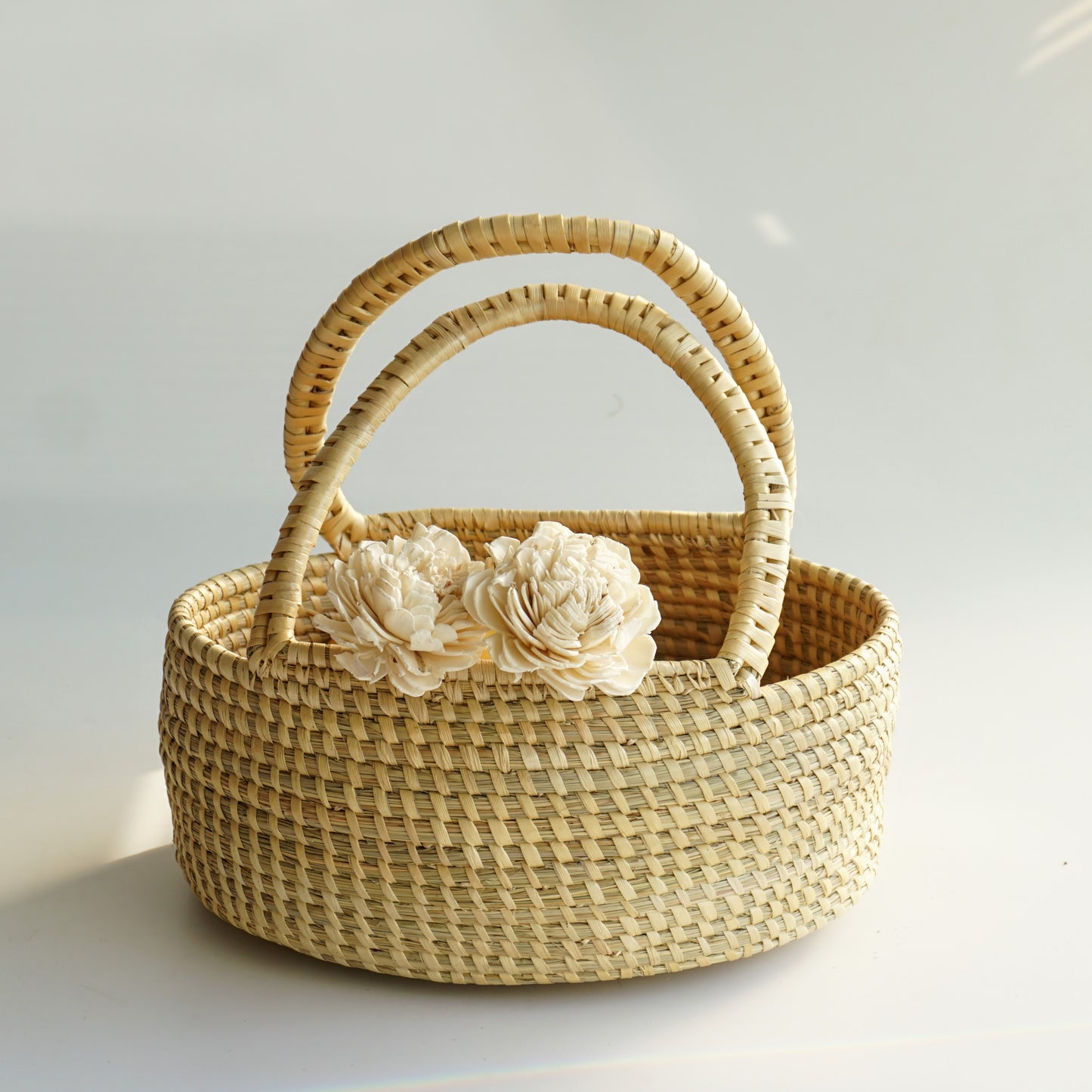 Moonj Flowers And Fruits Basket