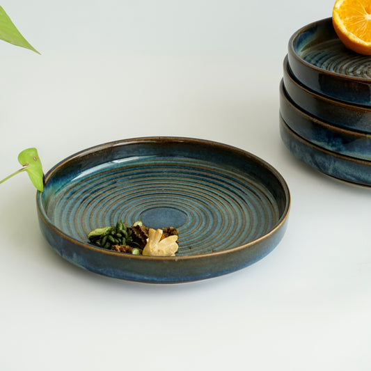Hues of Blue Ocean Plate (Set of Two)