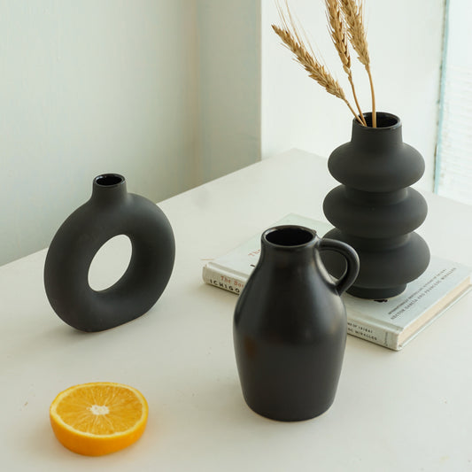 The Blackbird Vases Set of Three