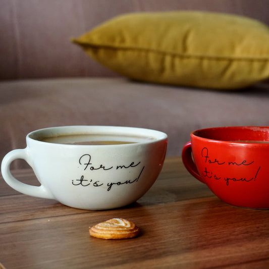 Valentine ceramic coffee mug combo