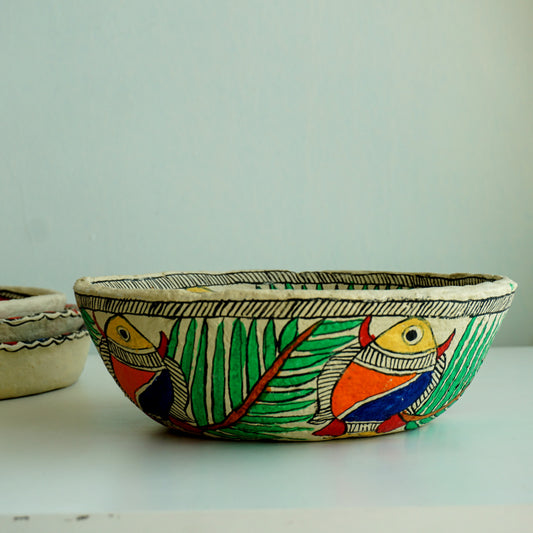 Madhubani Papier Mache Bowl